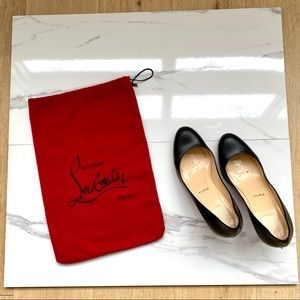 Christian Louboutin Simple Black Pumps